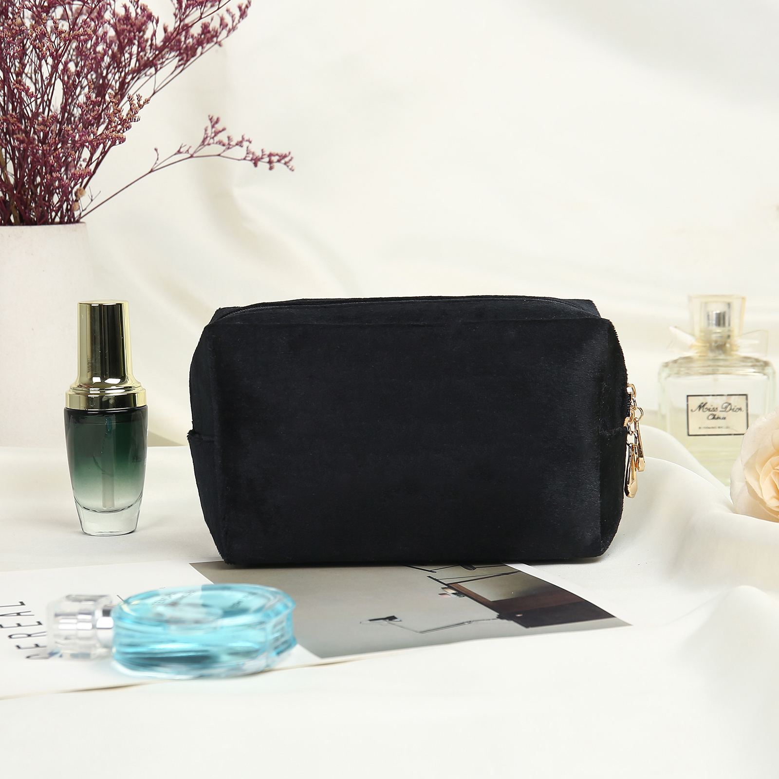 Cosmetic Bag Zipper Makeup Bag Jewelry Storage Bag Gifts for Ladies Girls-Jessemade AU