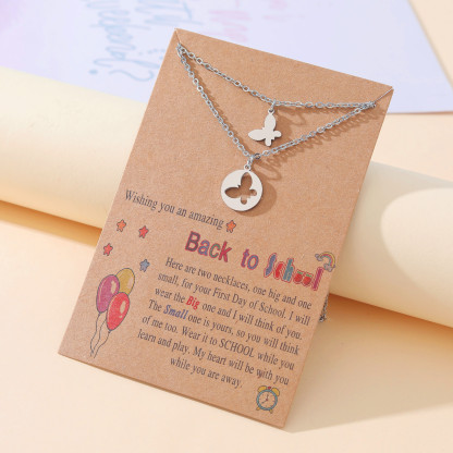 Necklaces for Women Dainty Teen Butterfly Necklaces Size Adjustable for Mother and Daughter-Jessemade AU