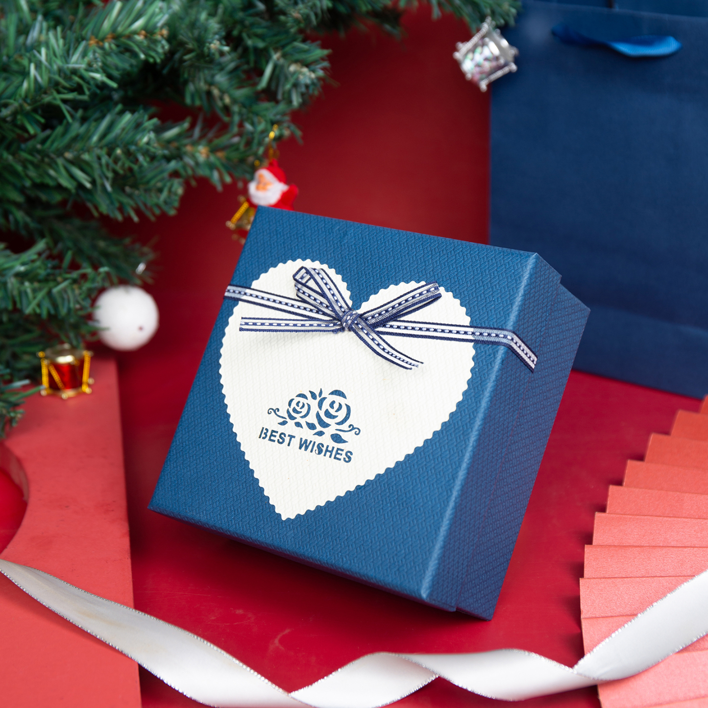 Exquisite Gift Box Blue Gift Packaging Jewelry Box-Jessemade AU