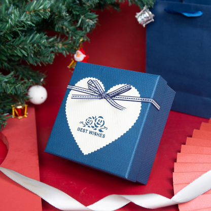 Exquisite Gift Box Blue Gift Packaging Jewelry Box-Jessemade AU