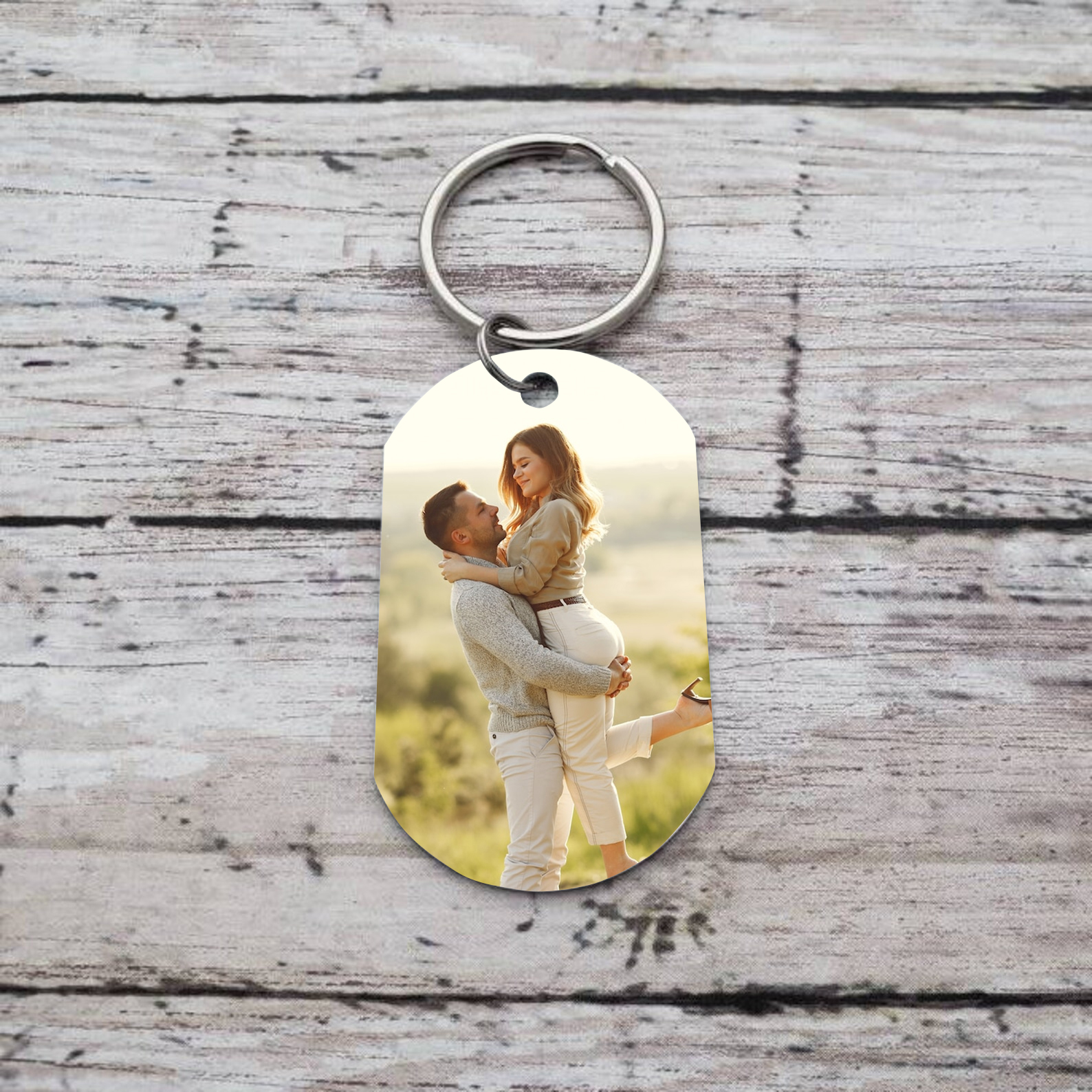 Personalised Photo Keychain for Couple "AND SO TOGETHER WE BUILT A LIFE WE LOVED" Valentine's Day Gift-Jessemade AU