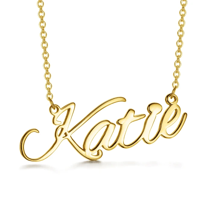 Personalised Necklace Custom 1 Name Necklace Gift For Women-Jessemade AU
