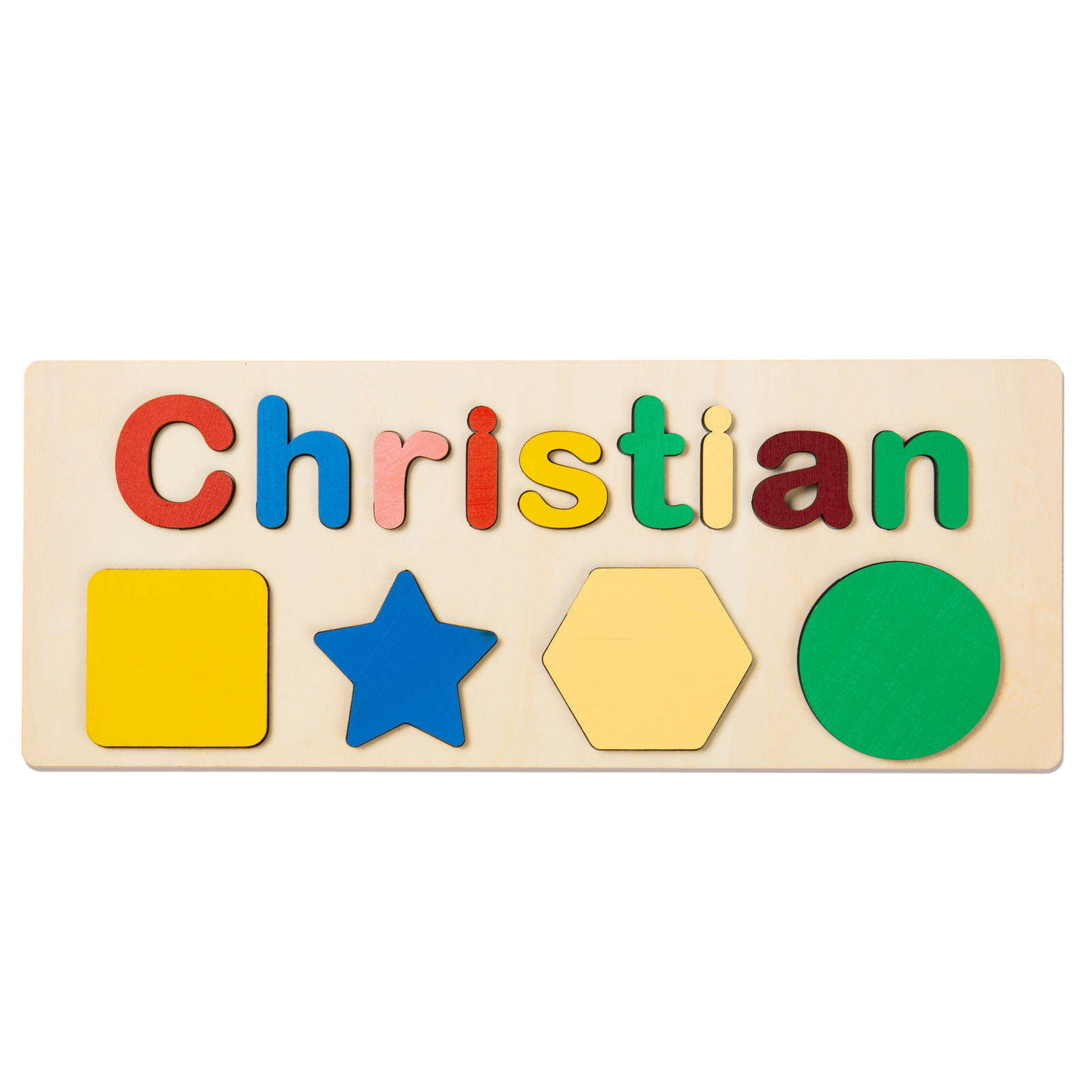 Personalised Kid's Wooden Name Alphabet Puzzle Toy for Toddlers Early Learning Child Toy-Jessemade AU