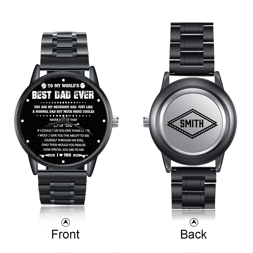 Personalised Photo Watch Customised Mechanical Watch Gifts for Him-Jessemade AU