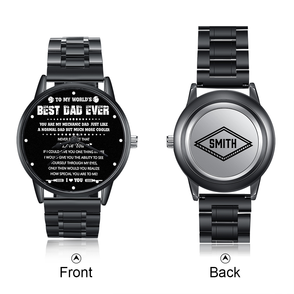 Personalised Photo Watch Customised Mechanical Watch Gifts for Him-Jessemade AU