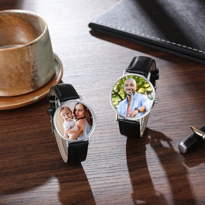 Personalised Photo Watch Custom Picture Watch Gifts for Couple-Jessemade AU