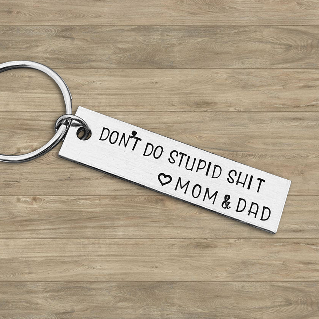 Don't Do Stupid, Personalised Keychain Gifts For Kids-Jessemade AU