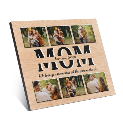 Personalised MOM Picture Board Customised Photos Keepsake Wood Signs Photo Frame Gifts For Mother-Jessemade AU
