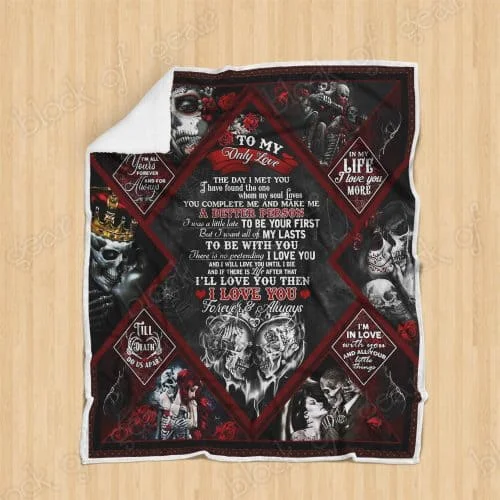 You Complete Me And Make Me A Better Person, Flannel Blanket Gifts For Husband-Jessemade AU