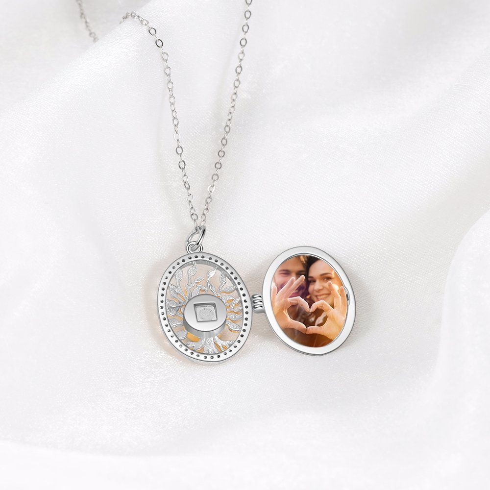 Personalised 100 Languages Projection Necklace Engraved  " I LOVE YOU"  Gifts For Her-Jessemade AU