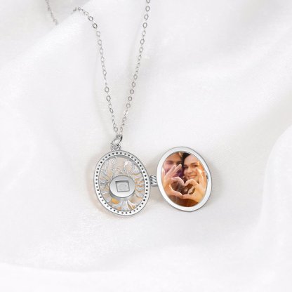 Personalised 100 Languages Projection Necklace Engraved  " I LOVE YOU"  Gifts For Her-Jessemade AU