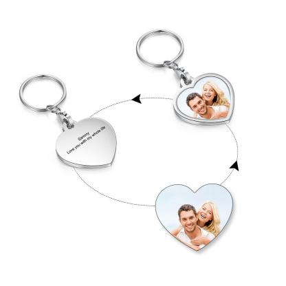Personalised Keychain Engraved Photo Keychain Gifts For Him-Jessemade AU
