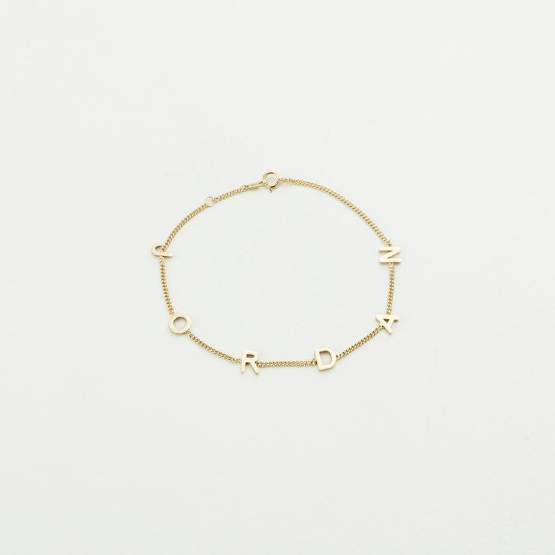 Personalised Bracelet Custom 1 Name Bracelet Gift For Women-Jessemade AU