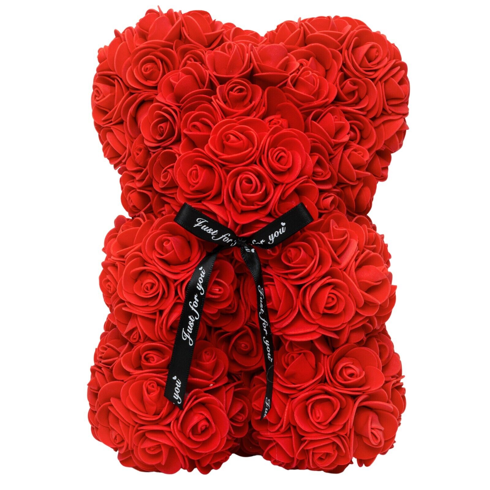 Rose Bear Ornaments Red Bear Valentine's Day Gift for Her-Jessemade AU