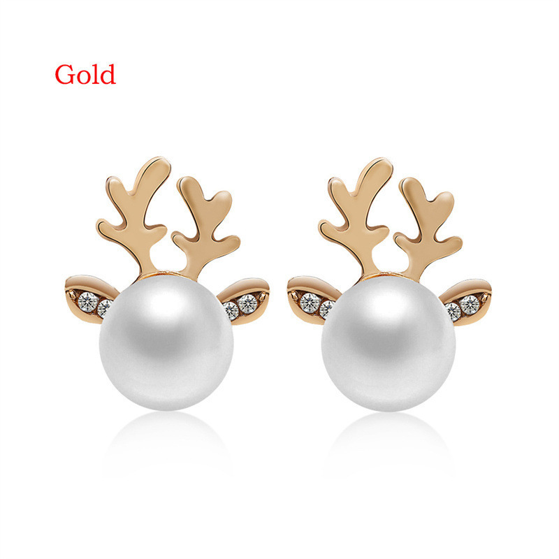 Christmas Reindeer Earrings Christmas Gift For Her -Jessemade AU