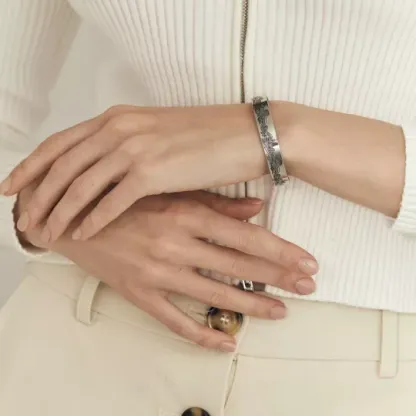 To My Granddaughter Cuff Bangle Bracelet  "I Will Always Be With You"-Jessemade AU