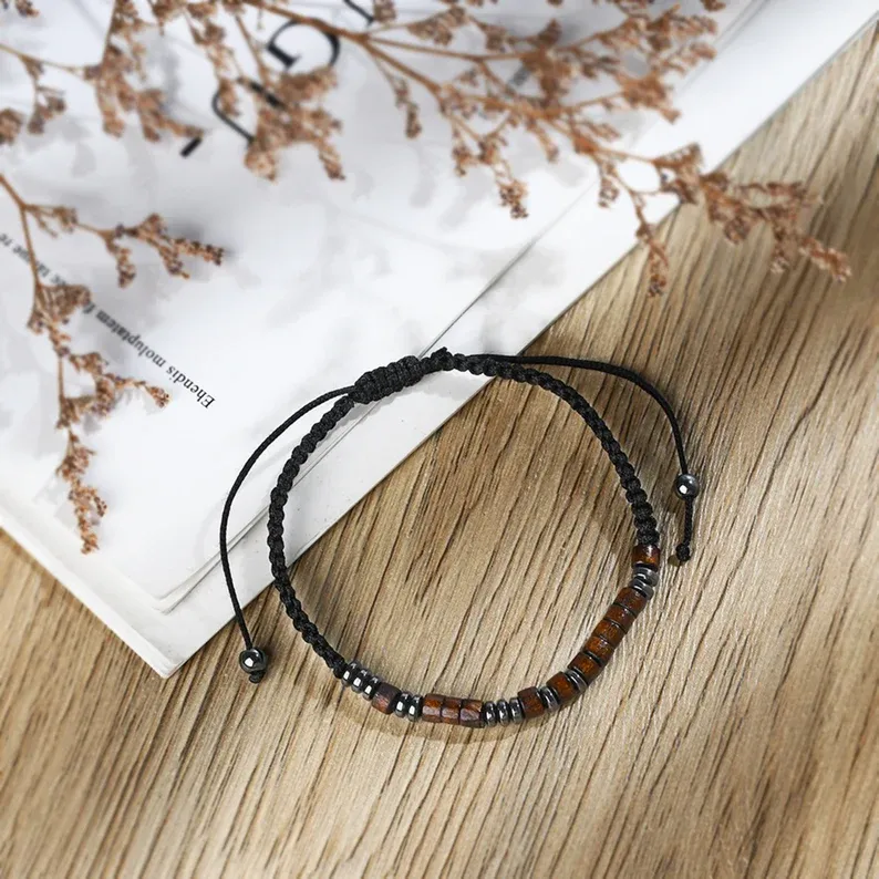 To My Daughter, Morse Code Bracelet Hidden Love Bangle with Message Card Gifts For Him-Jessemade AU