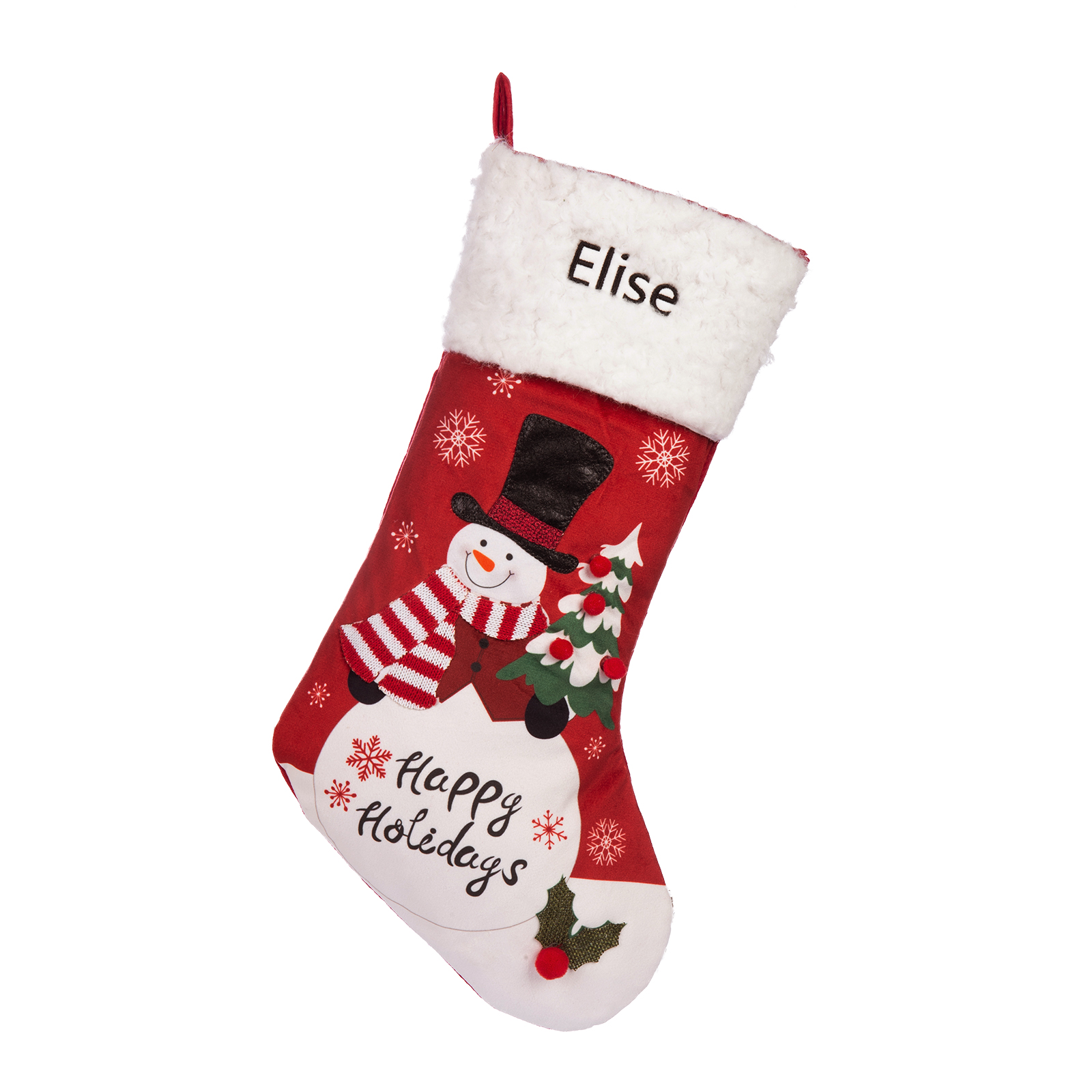 Customised 1 Name Christmas Stockings Ornaments Fireplace Decor Personalised Christmas Gifts for Family Friends-Jessemade AU