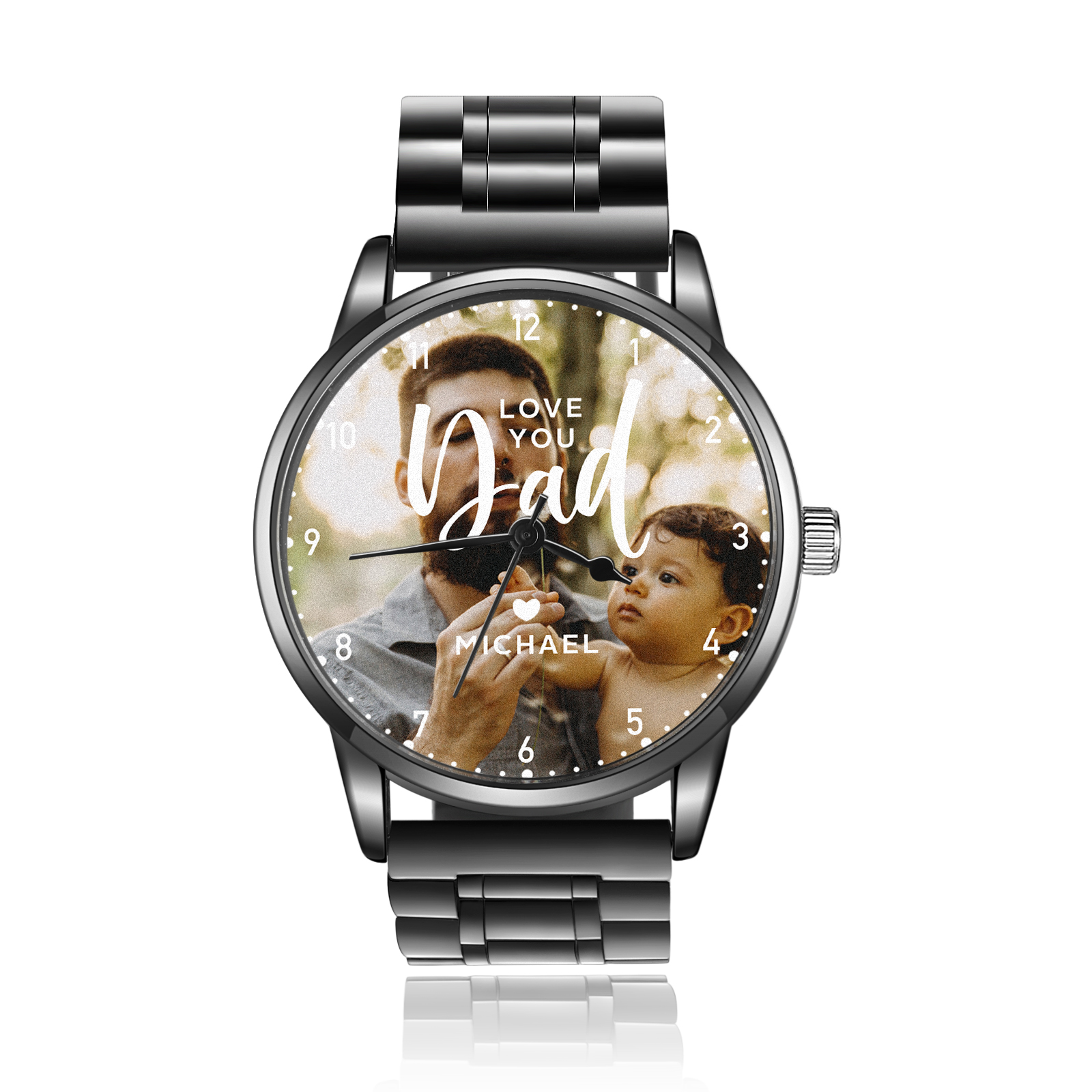 Personalised Photo Watch Custom Names Mechanical Watch Gifts for Him-Jessemade AU