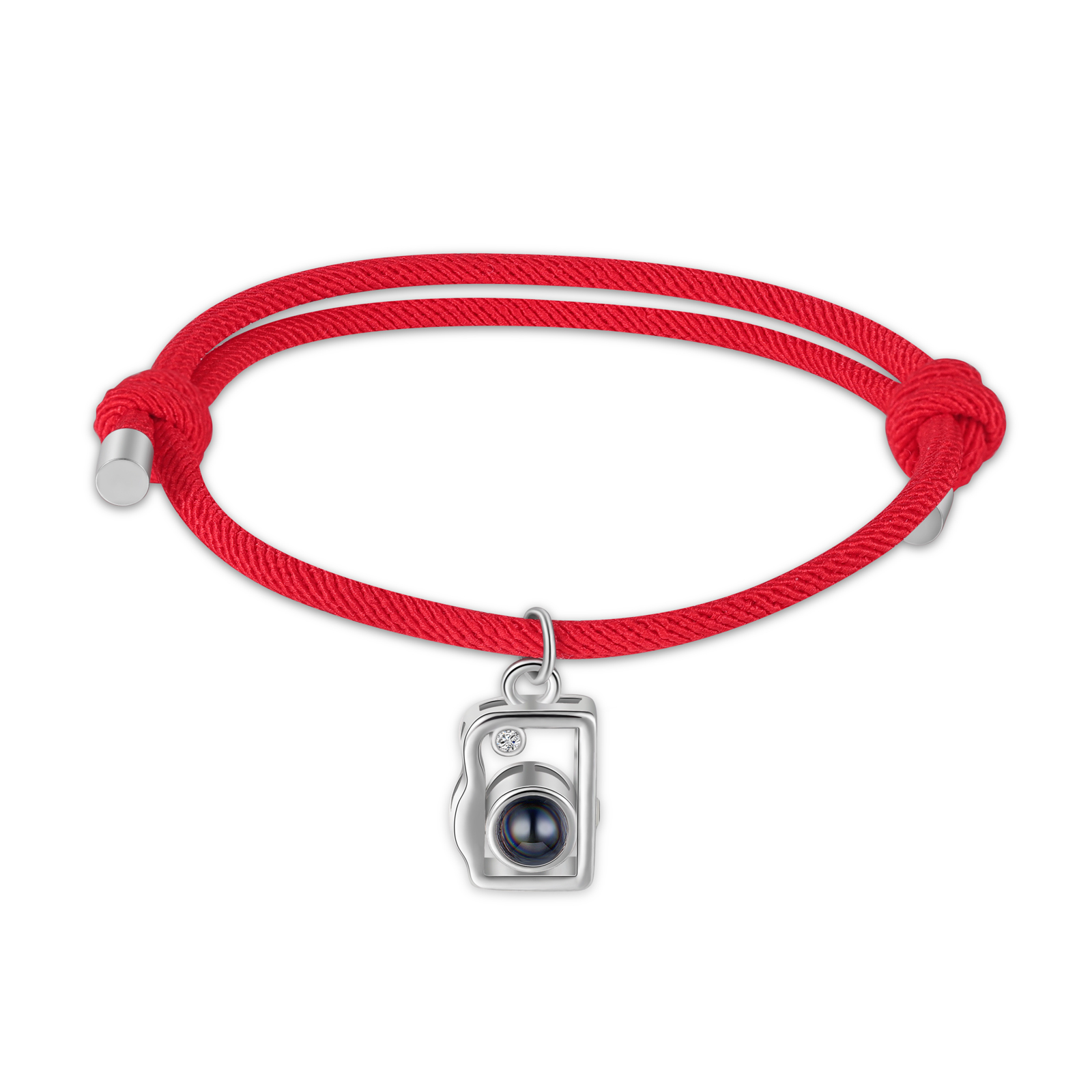 Personalised Projection Bracelet Custom Photo Couple Bracelet with Camera Pendant Creative Gift for Her-Jessemade AU