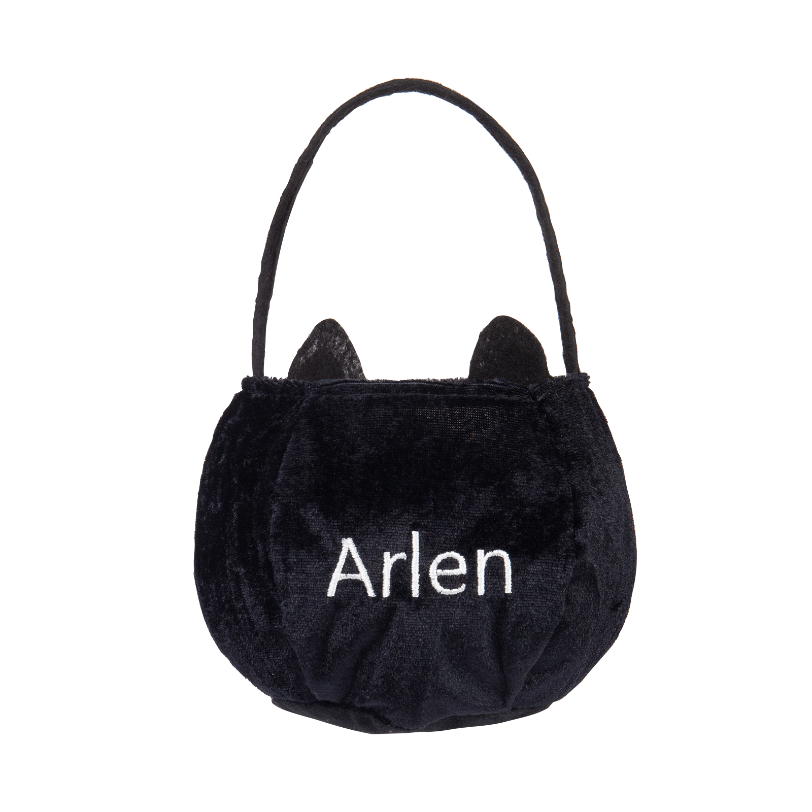 Halloween Tote Bag Custom 1 Name Pumpkin Tote Bag Halloween Candy Bag for Kids-Jessemade AU