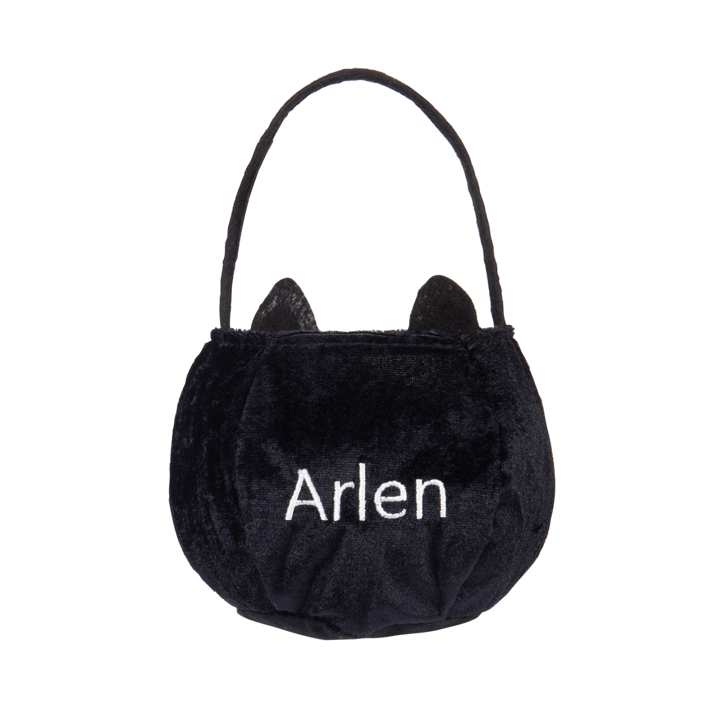 Halloween Tote Bag Custom 1 Name Pumpkin Tote Bag Halloween Candy Bag for Kids-Jessemade AU