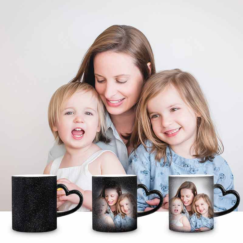 Personalised Magic Mug Custom 1 Photo Heat Colour Changing Cup Mug-Jessemade AU