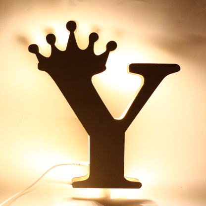 Personalised Name Crown Custom Letter Night Light best gift-Jessemade AU