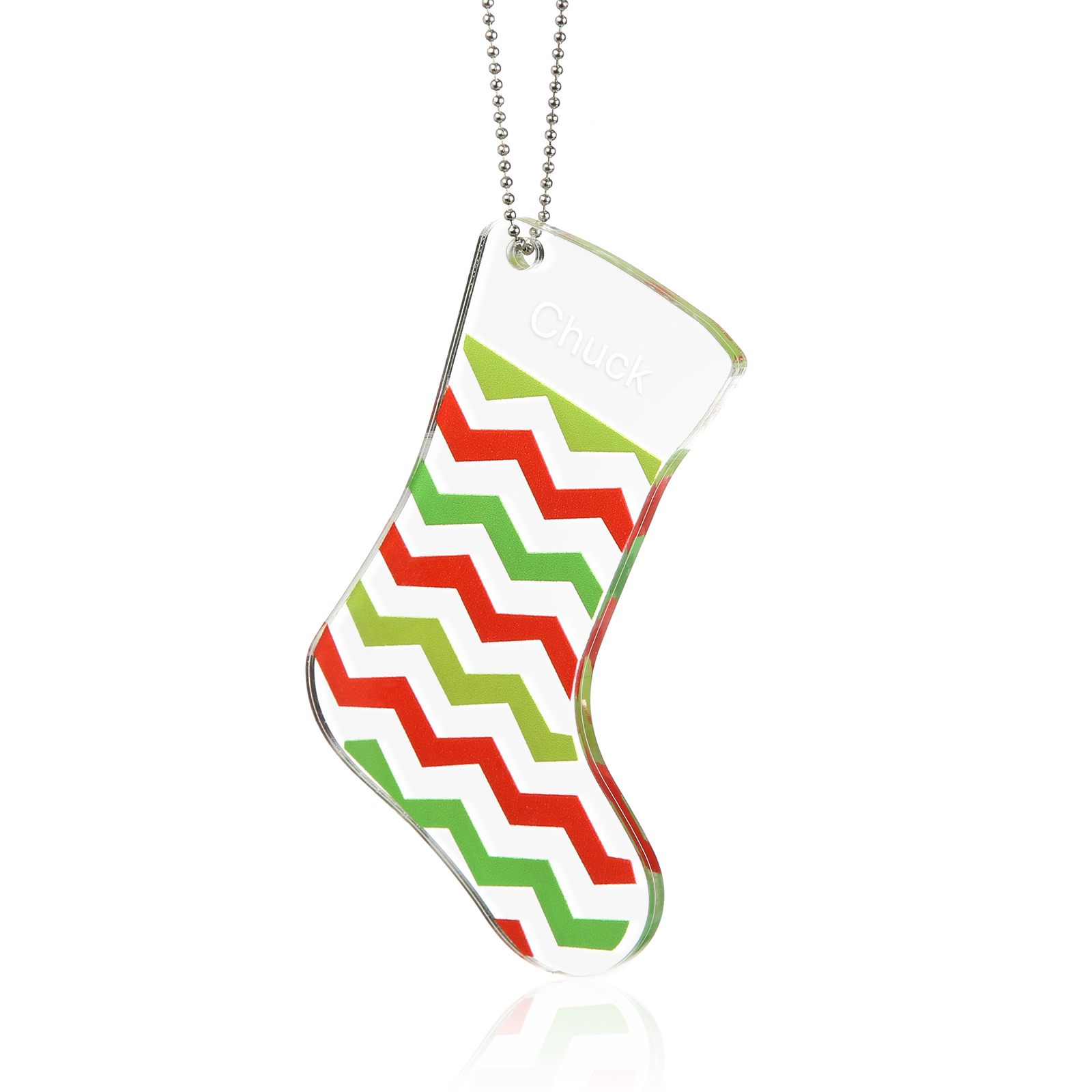 Personalised Acrylic Christmas Sock Ornaments Customised 1 Name Xmas Pendant Gifts for Boys Girls-Jessemade AU