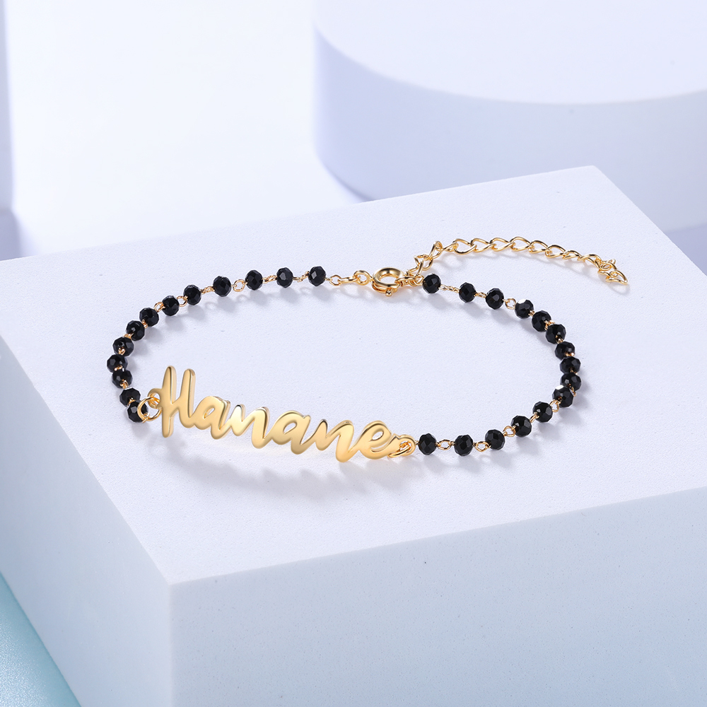 Personalised Infinity Bracelet Custom 1 Name Bracelet Gift For Women-Jessemade AU