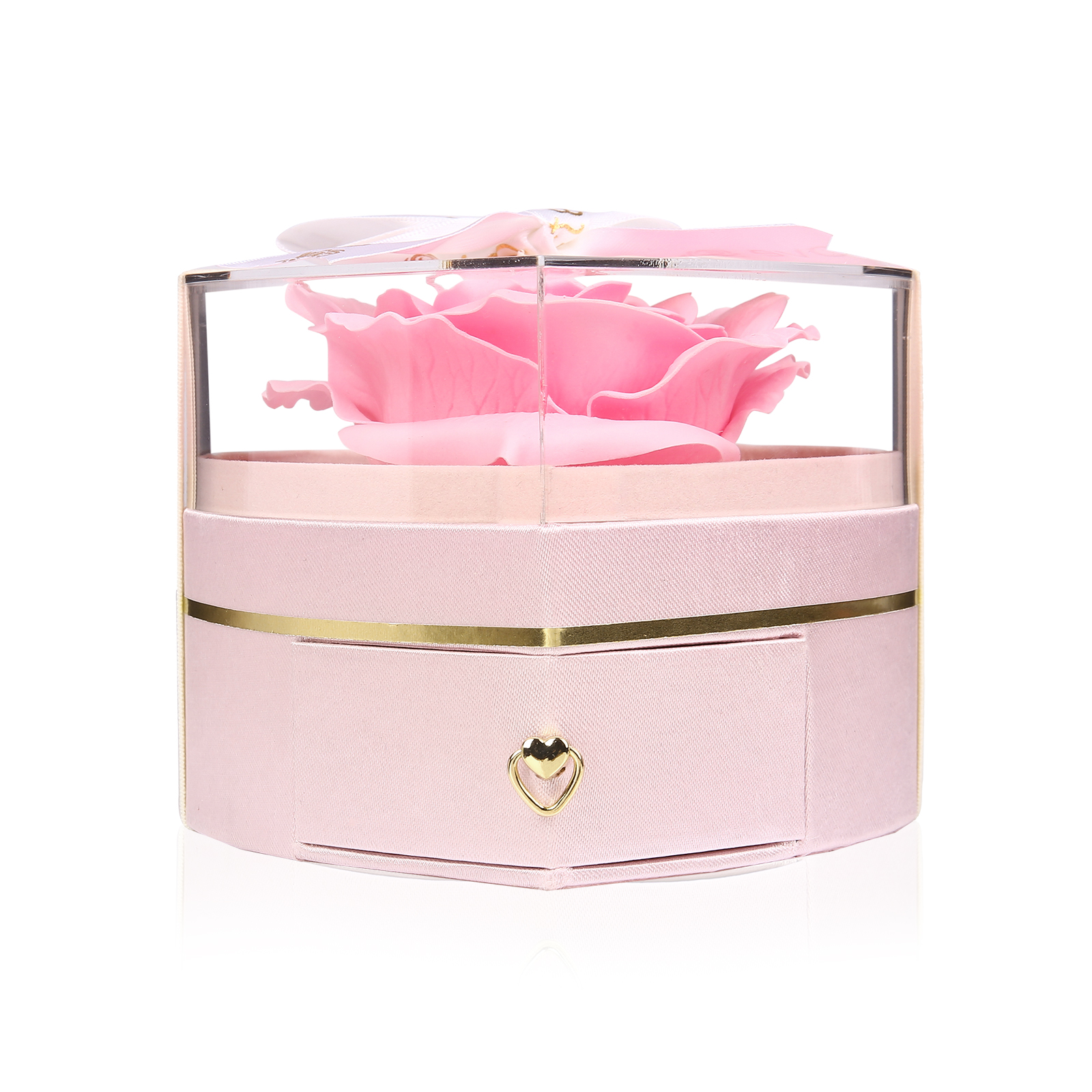 Rose Exquisite Jewelry Box Storage Box Valentine's Day Gift Packaging Box-Jessemade AU