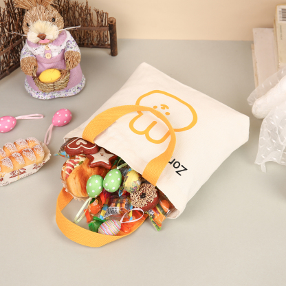 Personalised Bunny Tote Bag Customised with Name Bunny Handbag Easter Gifts-Jessemade AU