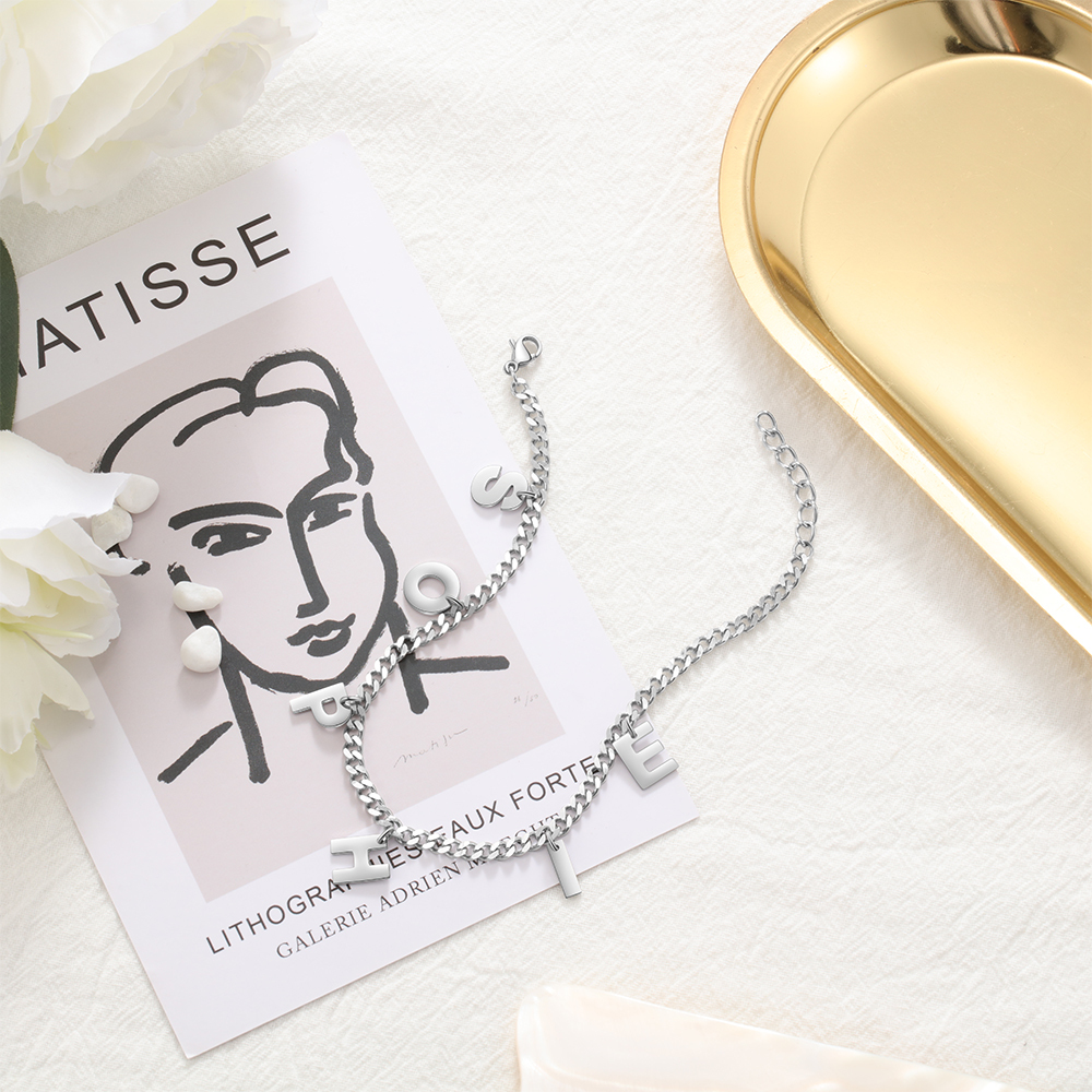 Personalised Letter Anklet For The Summer-Next Life Meet Again-Jessemade AU