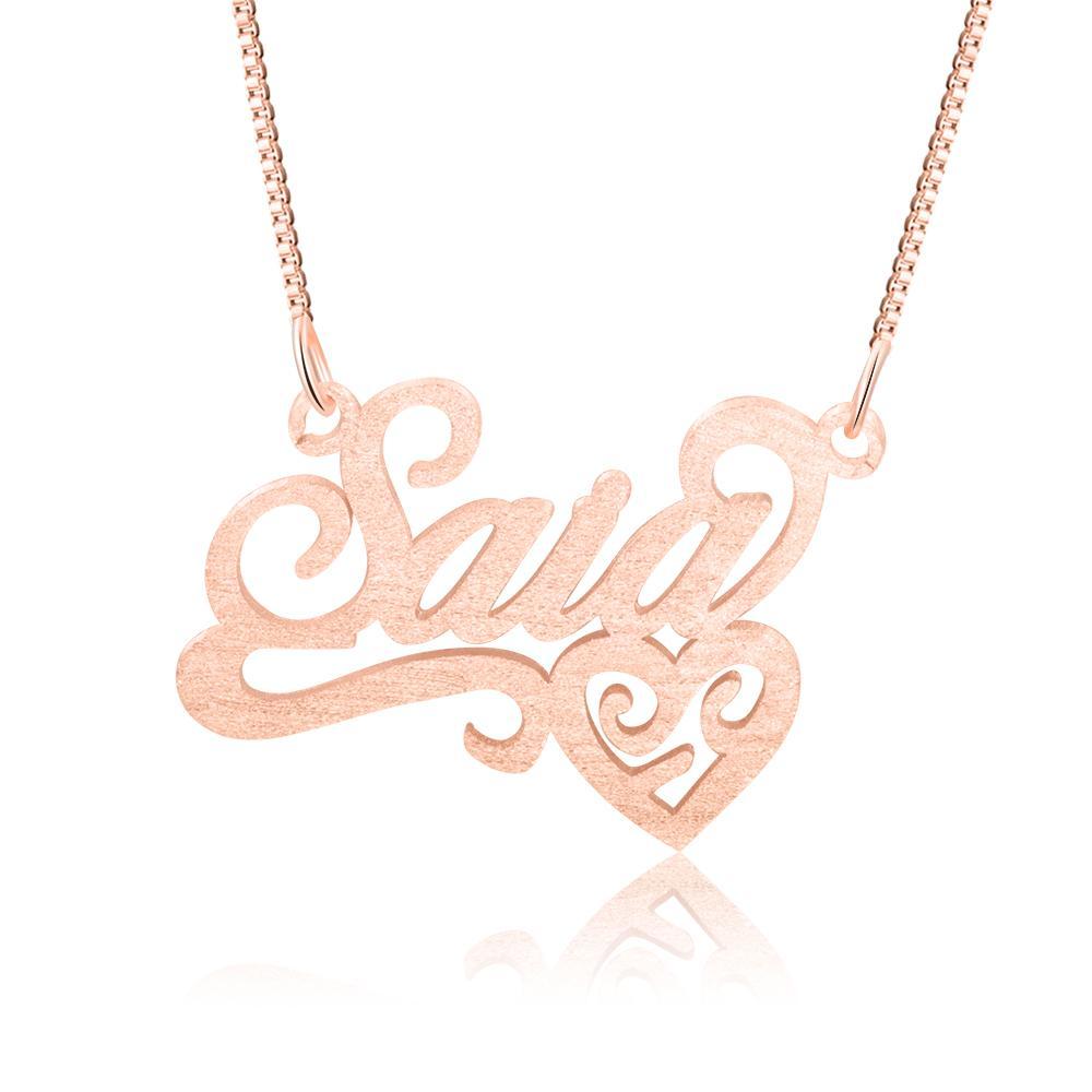 Personalised Necklace Custom 1 Name Necklace Gift For Women-Jessemade AU