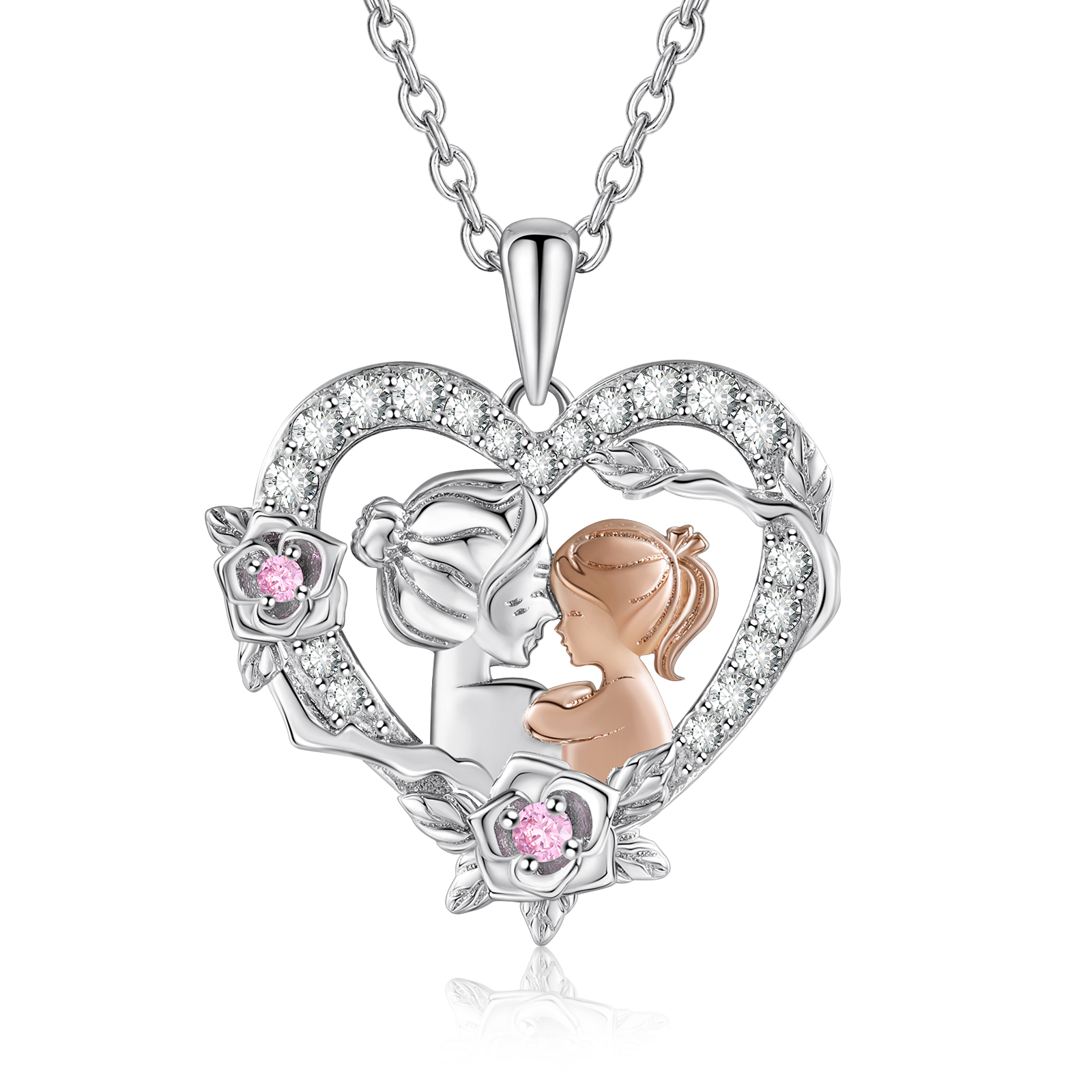 Grandmother and Granddaughter Heart Necklaces Special Bond Necklaces Gift For Her-Jessemade AU