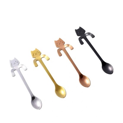 Cat Spoon Stainless Steel Spoon Cute Family Gifts-Jessemade AU