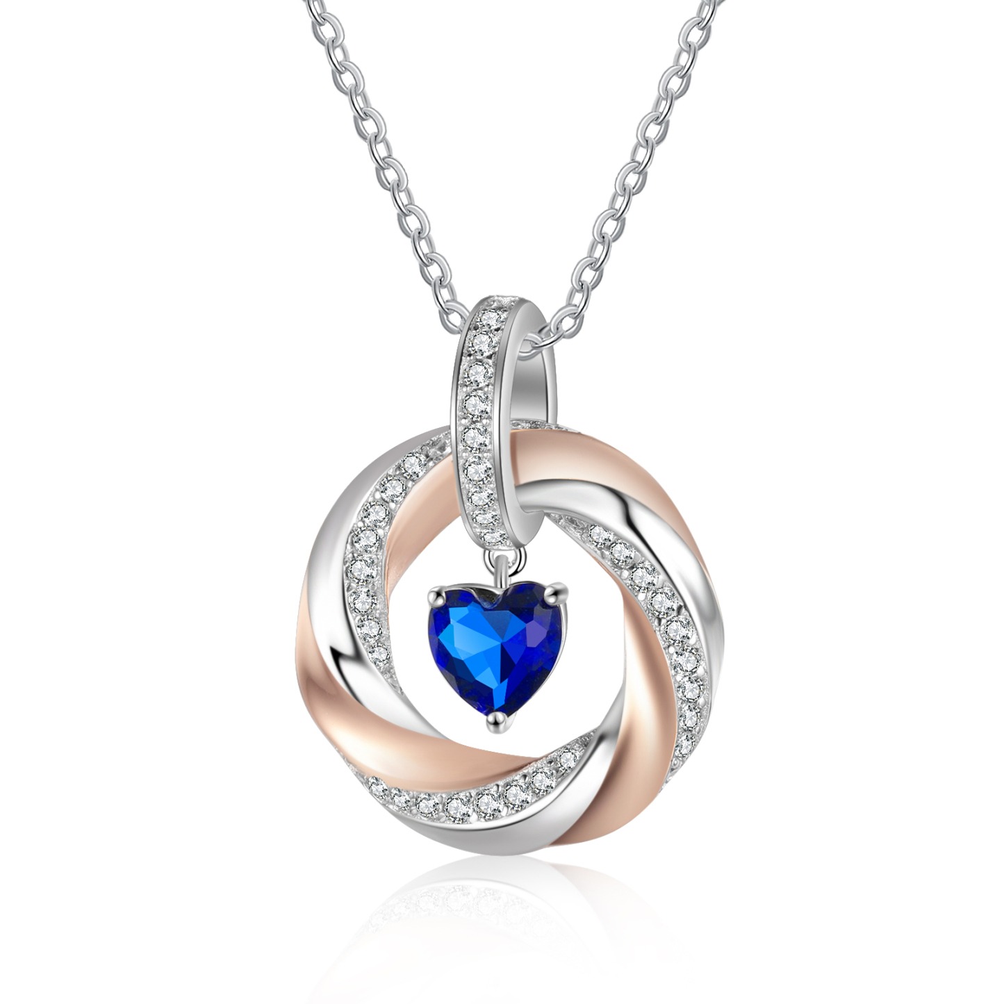 Personalised Necklace With Birthstones Engraved 3 Names Necklace Gifts For Her-Jessemade AU