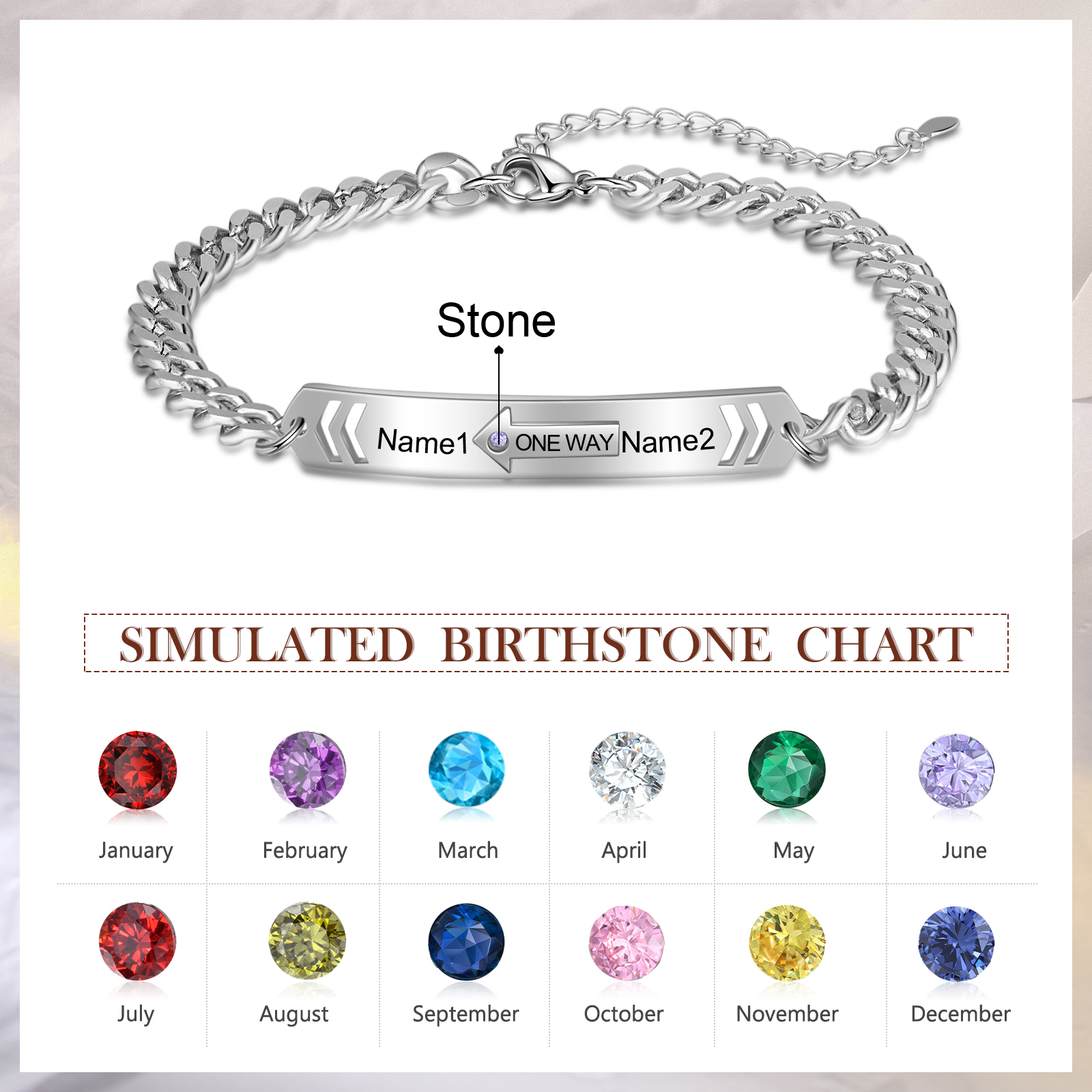 Personalised Matching Braided Couple Bracelets Custom Names Bracelets Valentine's Day Gifts for Couple-Jessemade AU