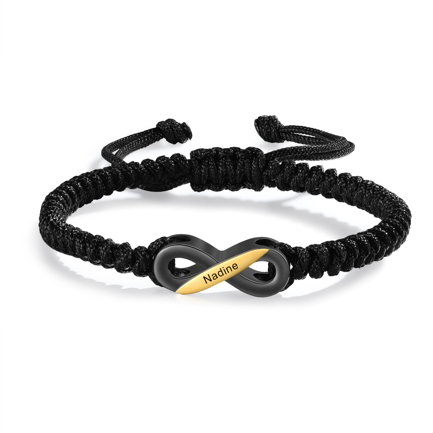 Personalised Infinity Bracelet Customised Name Couple Bracelet Adjustable Gifts for Him/Her-Jessemade AU