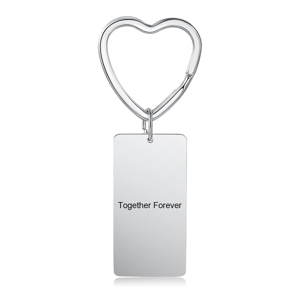 Personalised Rectangular Pendant Spotify Code Keychain-Both side can be customised-Jessemade AU