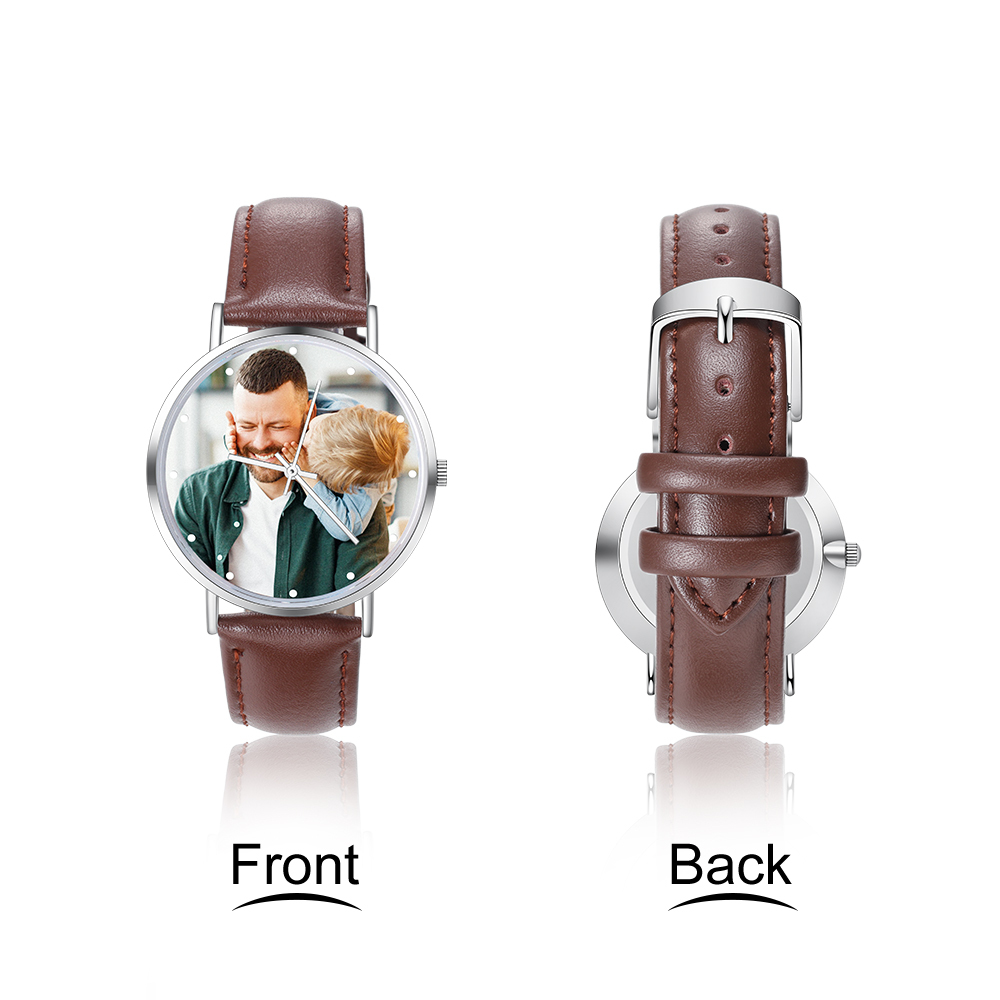 Personalised Photo Watch Custom Picture Watch Gifts For Father-Jessemade AU