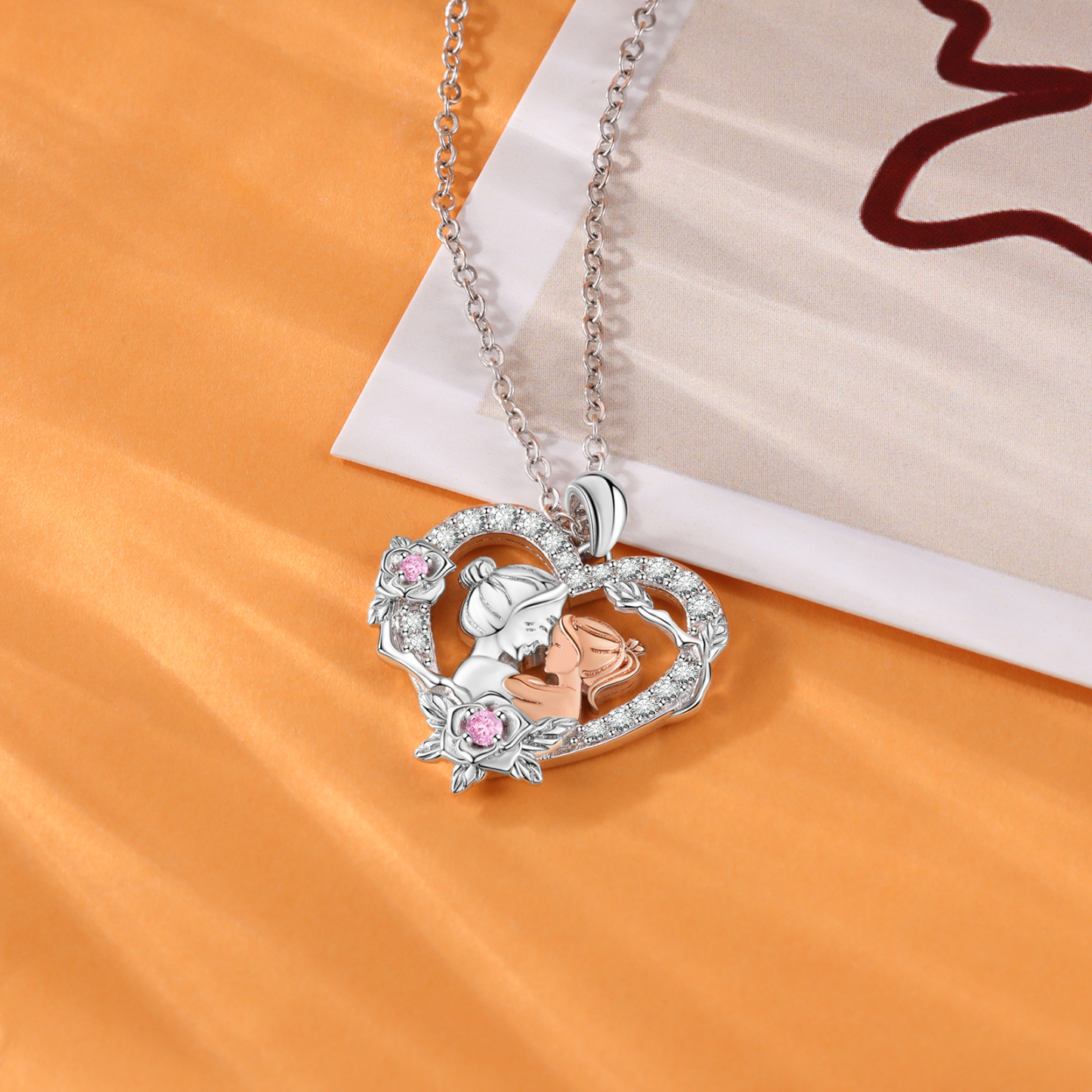Grandmother and Granddaughter Heart Necklaces Special Bond Necklaces Gift For Her-Jessemade AU