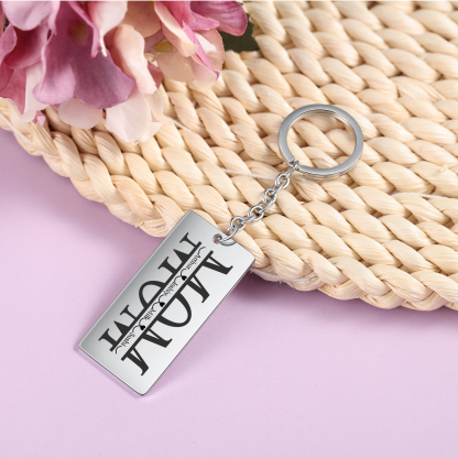 Personalised Keychain Engraved 4 Names Keychain Gifts For Mom-Jessemade AU