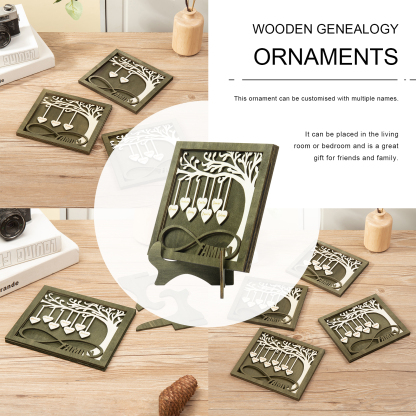 Custom Family Tree Sign with 7 Names Wooden Keepsake Gifts-Jessemade AU