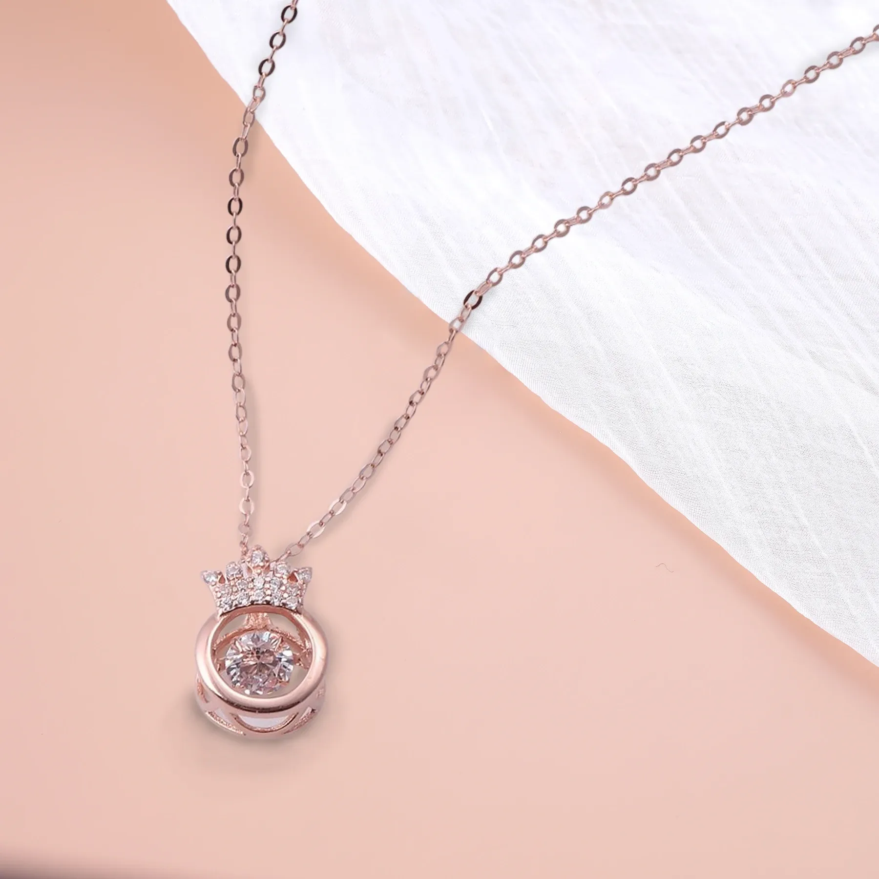 To My Badass Daughter Crown Necklace "I Will Always Be There for You"-Jessemade AU