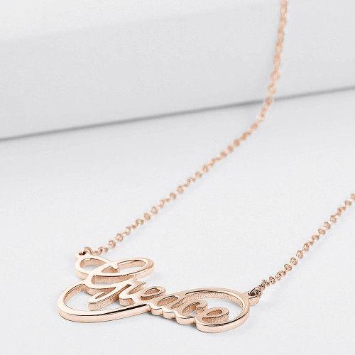 Personalised Necklace Custom 1 Name Necklace Gift For Women-Jessemade AU