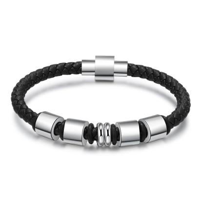 Personalised 4 Beads Men's Bracelet For Him-Jessemade AU
