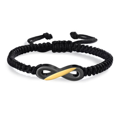 Personalised Infinity Bracelet Customised Name Couple Bracelet Adjustable Gifts for Him/Her-Jessemade AU