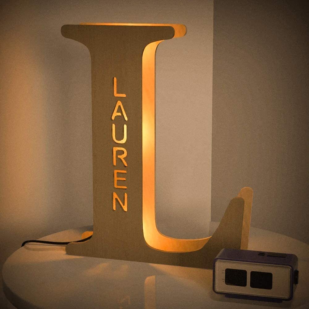 Personalised Name Letter Light J~R 19/29CM-Jessemade AU