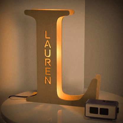 Personalised Name Letter Light J~R 19/29CM-Jessemade AU